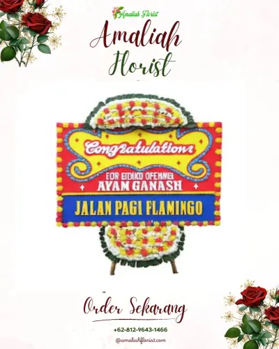 Bunga Papan Congratulation di Kaloran